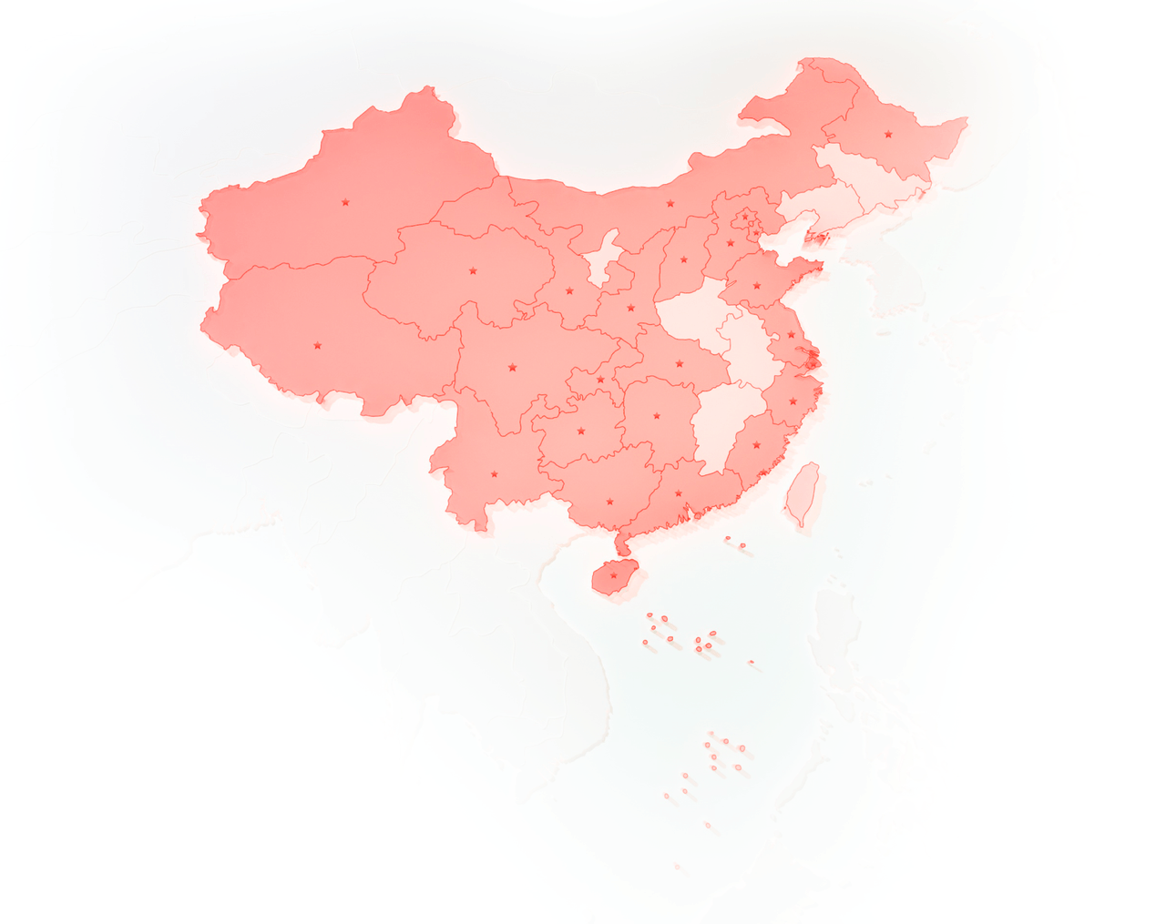 全国客户分布地图